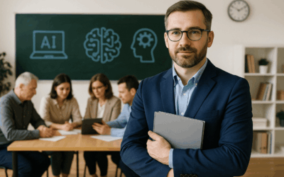 Inteligencia artificial en centros educativos: cómo liderar el cambio con visión pedagógica